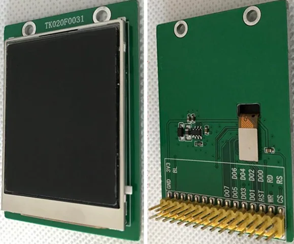 

IPS 2.0 inch TFT LCD Display Screen with Adapter Board R61505U Drive IC 8080 MCU Interface 240(RGB)*320