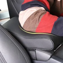 1 шт. для VOLVO, коробка для поручней, коврик из пены с памятью, Центральная коробка, подушка, чехол для подлокотника, увеличивающая подушечку, смягчающая боль в руке