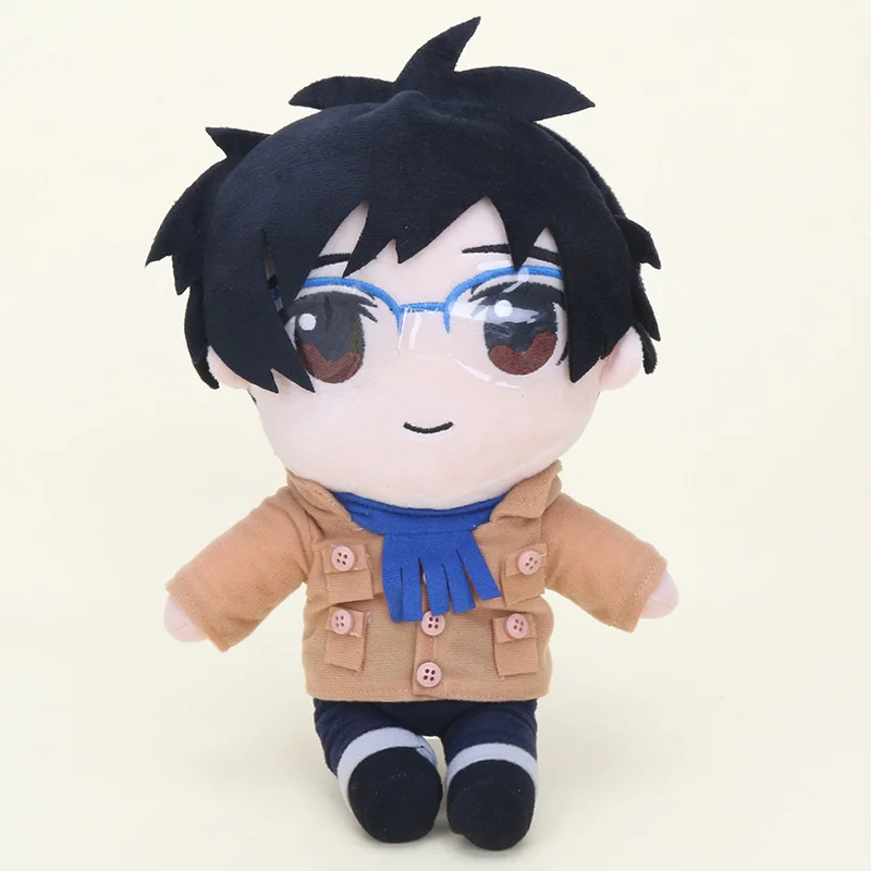 Мультяшная кукла из аниме «Yuri on ice», кацуки, Юри, Pulisetty, Victor Nikiforov, плюшевые игрушки, мягкие куклы, 26-28 см - Цвет: black hair