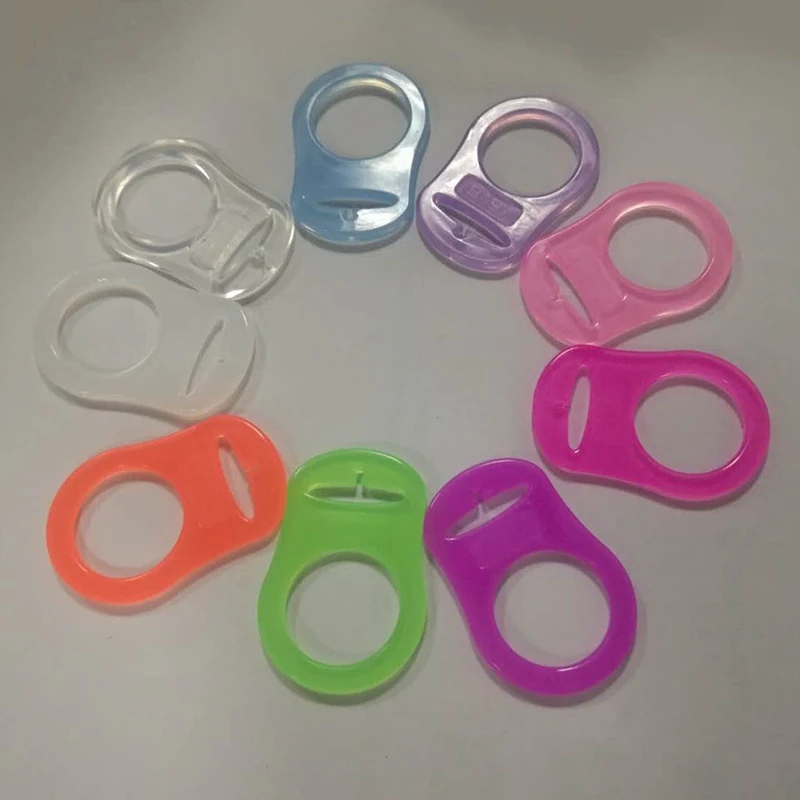 

Baby Dummy Pacifier Holder Clip Adapter for MAM Ring Silicone Button