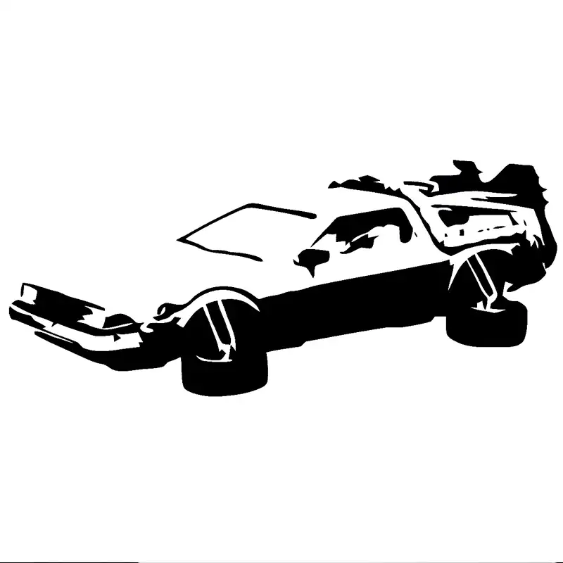 Volver al futuro con tecnología de condensador de flujo Vinilo Autoadhesivo con para coche portátil