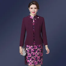 Высокое качество Благородный Свадебный мама два комплекта платье средняя женская одежда старая мода плюс размер женская работа