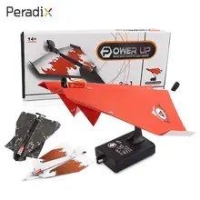 

Peardix 3PCS White Red Black Electric Paper Airplane Power-Up Chidren DIY Educational Folding Power Plane Parent-child Toys