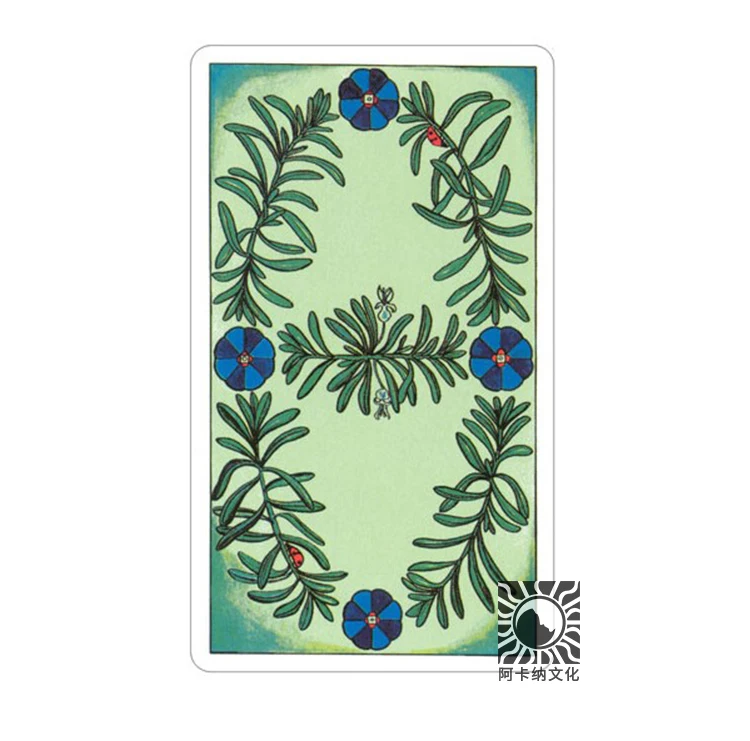  78pcs English version 100% original Herbal Tarot cards board gaming tarot deck Divination with book