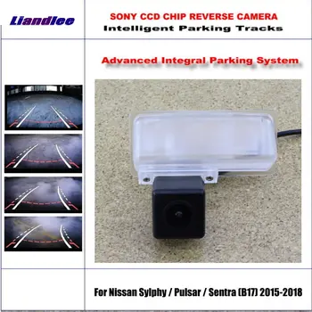 

Rear Camera For Nissan Sylphy / Pulsar / Sentra (B17) 2015-2018 Parking Tracks Backup Reverse Lines Dynamic Guidance Tragectory