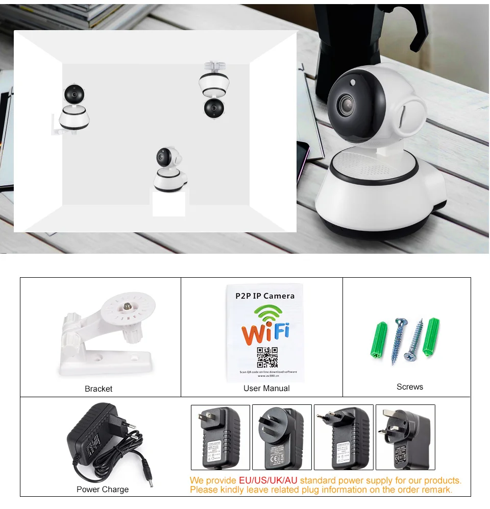 Security WiFi Wireless IP Camera CCTV Surveillance Baby Monitor Camera (8)