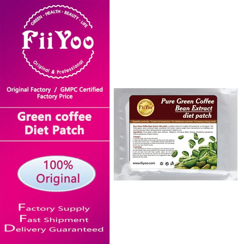

2 bags, 10 PATCHES FASTEST LOSS FAT GREEN COFFEE BEAN EXTRACTS HERBAL SLIMMING PATCH