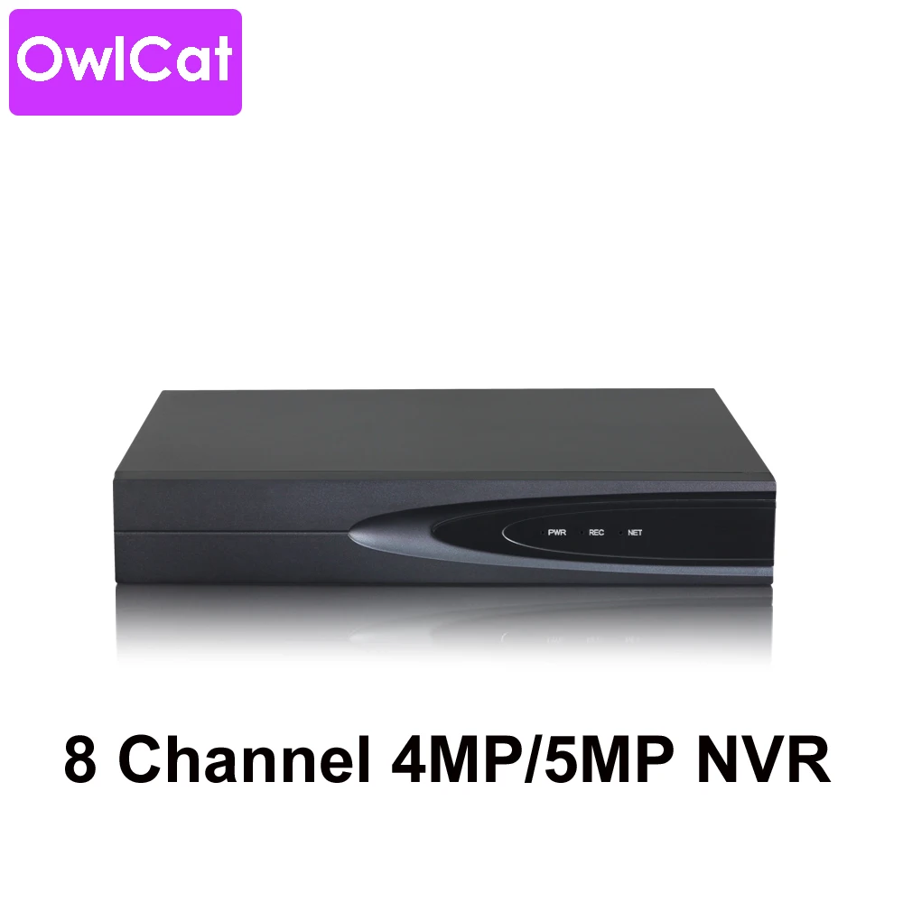

OwlCat 8CH 16CH H.265 XMEYE Cloud P2P Network Video Recorder HD 1080p 4MP 5MP NVR Registrar Surveillance Recorder for IP Cameras