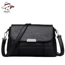 New Fashion Mini Flap Women Messenger Soft Crossbody Bag Famous Brand Designer PU Leather Shoulder Handbag Vintage Purses Clutch