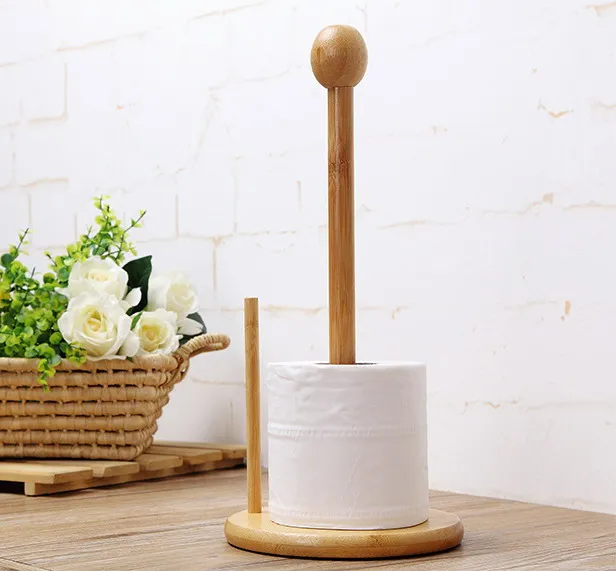 creative bamboo wood European style countryside household kitchen paper