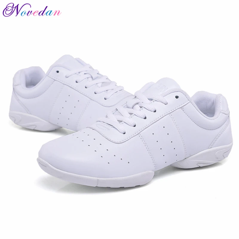 Cena Dziecięce trampki dziecięce konkurencyjne buty do aerobiku miękkie dno sportowe buty sportowe Jazz nowoczesne buty do tańca kwadratowego