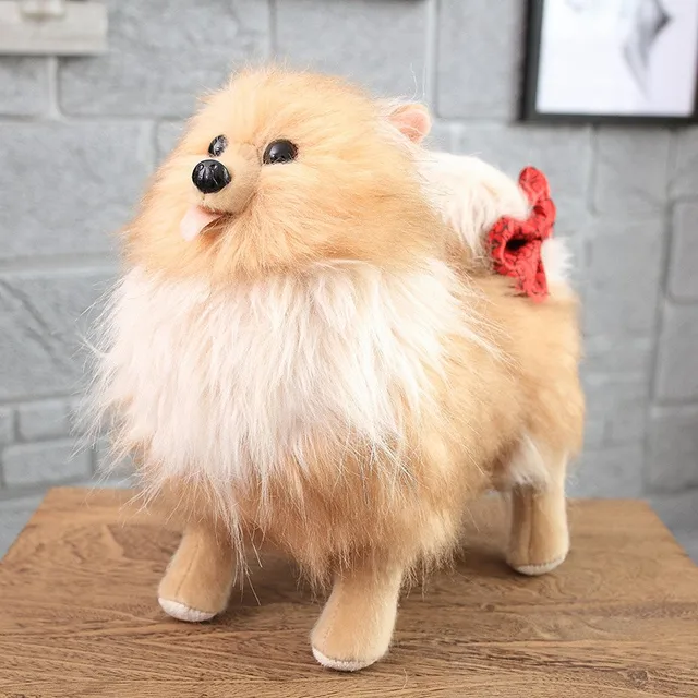 Peluche chien de simulation de haute qualité pour enfants, jouet en peluche doux – Image 4