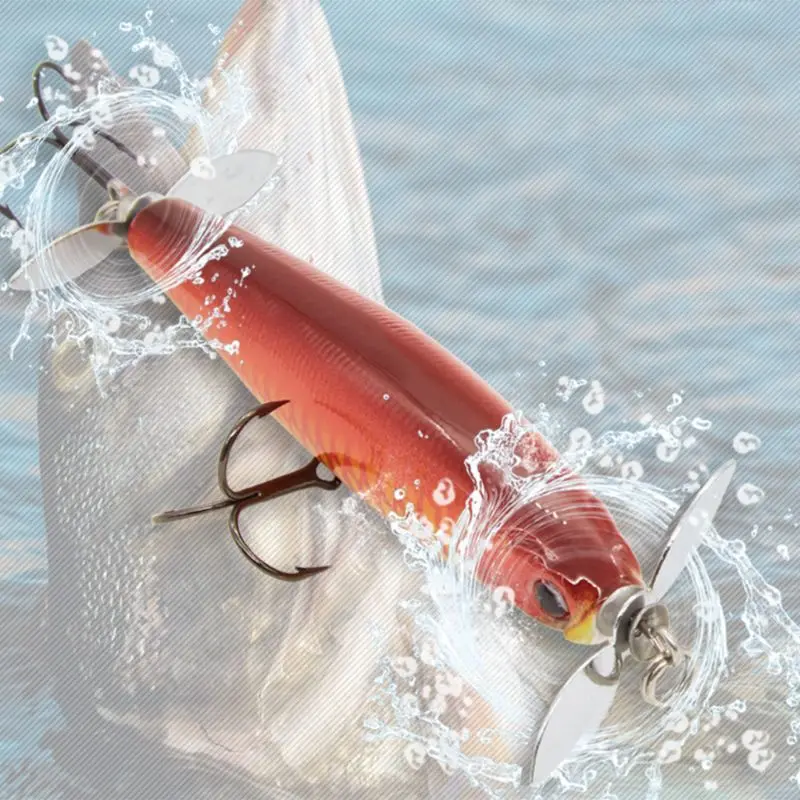 Fishing Bait Propeller Head Tail Artificial 3D Baits 9cm14.5g Trolling Fishing Accessories Fishing Bait Propeller Head Tail Artificial 3D Baits 9cm14.5g Trolling Fishing Accessories