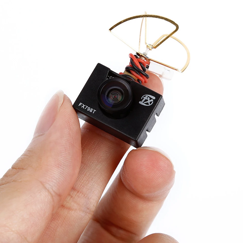 1pcs FX798T 5 8G 25mW 40CH AV Transmitter With 600TVL Camera