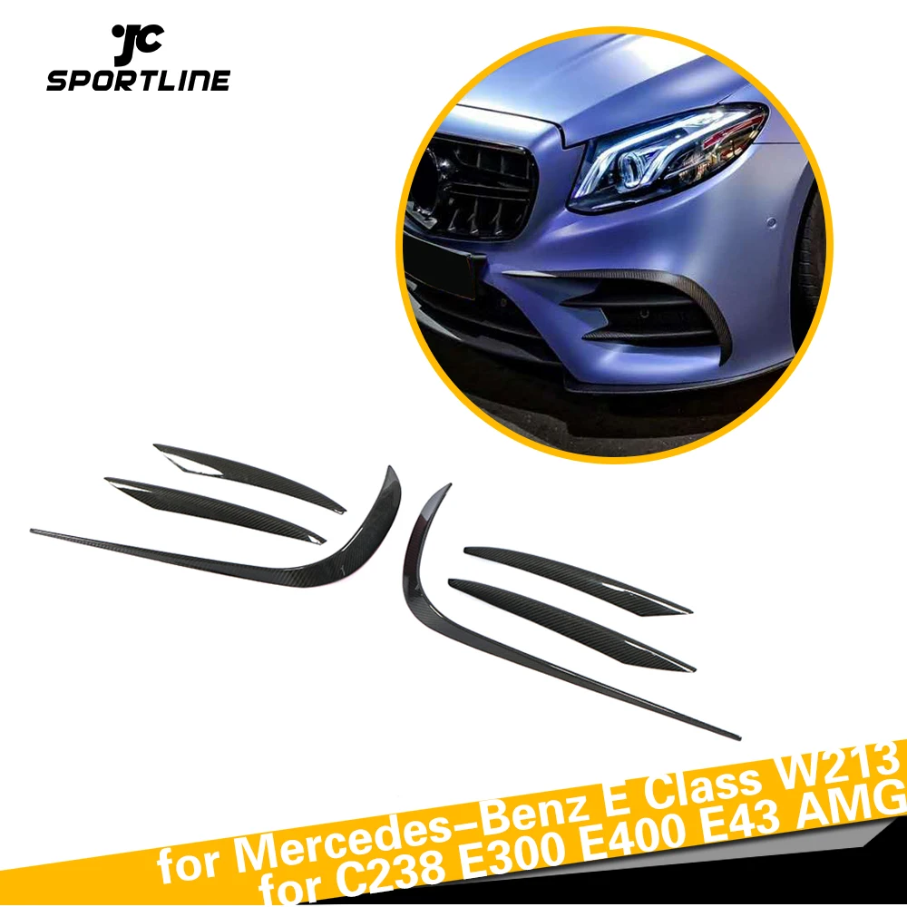 6 шт. передние вентиляционные отверстия для бампера Mercedes Benz E Class C238 E300 E400 Sport E43 AMG