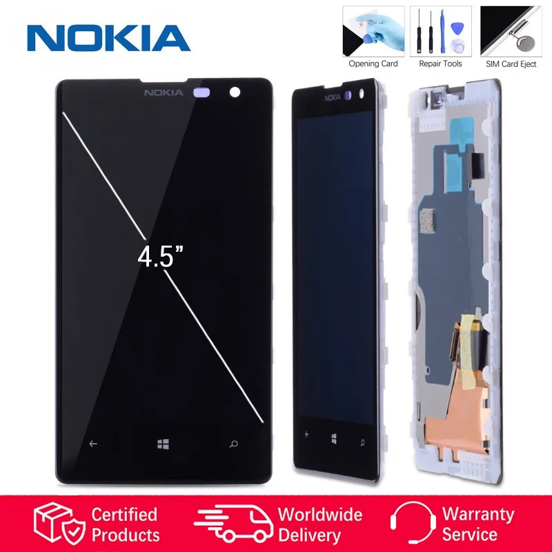 

Original 4.5" For NOKIA Lumia 1020 LCD Touch Screen For NOKIA Lumia 1020 Display Digitizer Assembly Replacement Parts