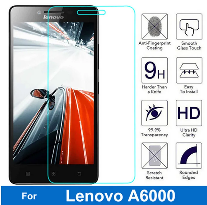Закаленное стекло для lenovo A6000 6010 Защитная пленка для экрана 0,26 мм 9H 2.5D Защитная пленка для A6010 A6000-l A6000 Plus