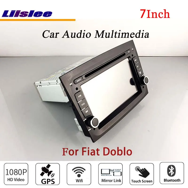 Clearance Liislee For Fiat Doblo Stereo Android Radio Audio CD DVD Player BT Wifi GPS MAP NAV Navigation 1080P System Original NAVI Design 2