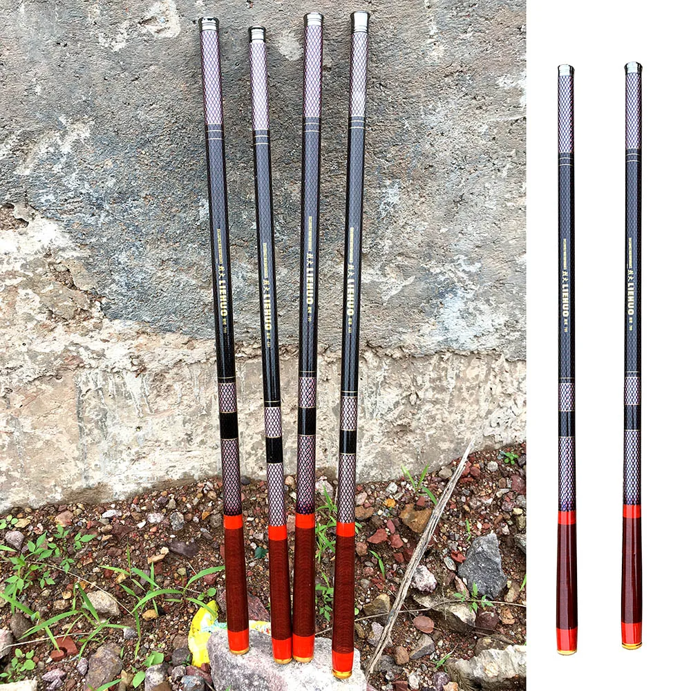 

GHOTDA Super Strong Carp High Carbon Fiber Telescopic Stream Hand Pole 3.6M 4.5M 5.4M 6.3M 7.2M Fishing Rods