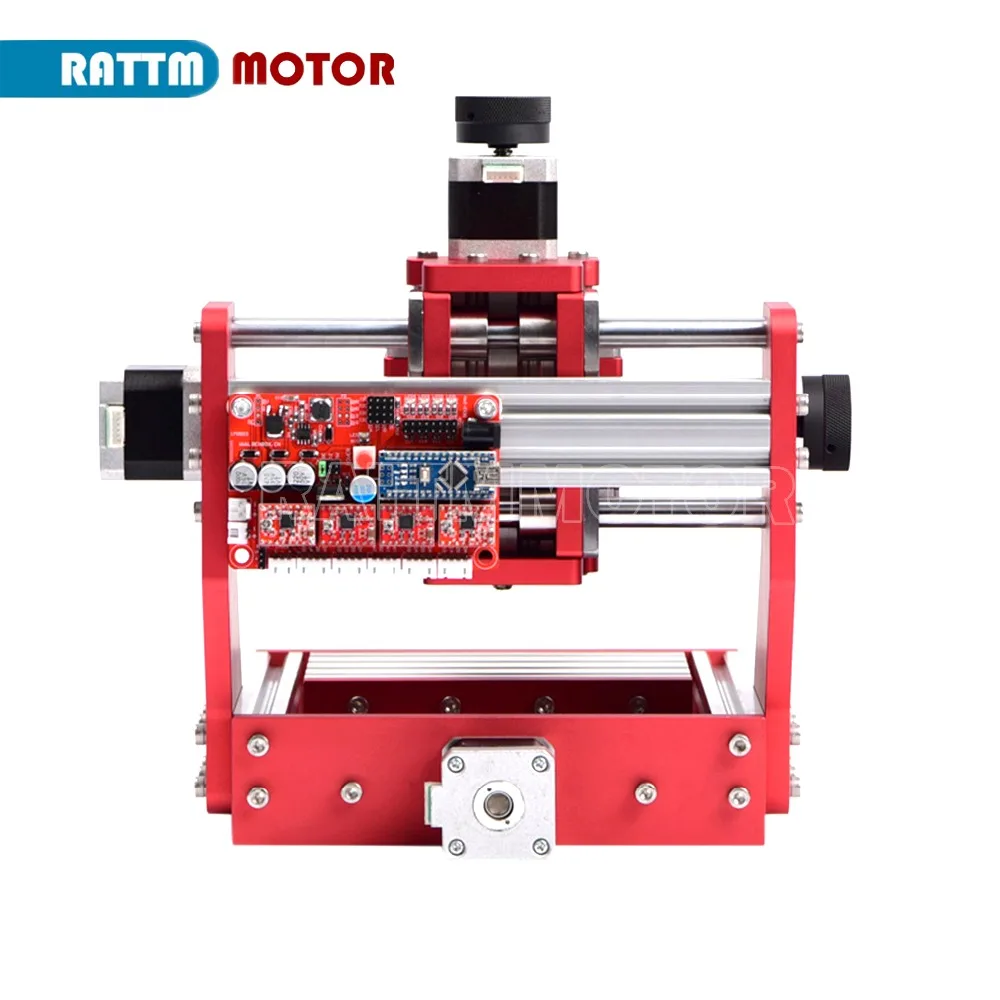 CNC1310 diy мини древесины маршрутизатор с ER11 стержень ПВХ pcb алюминий резки металла гравировальный станок