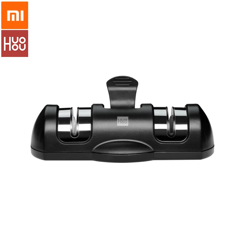 

XIAOMI HUOHOU Sharpen Stone Double Wheel Whetstone Sharpeners K-nife Sharpening Tool Grindstone Quick Sharpening Kitchen Tools