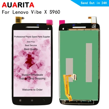 

AAA quality 1pcs LCD for lenovo Vibe X S960 S 960 LCD Display+Touch Panel Screen Glass Assembly Replacement Parts with tools
