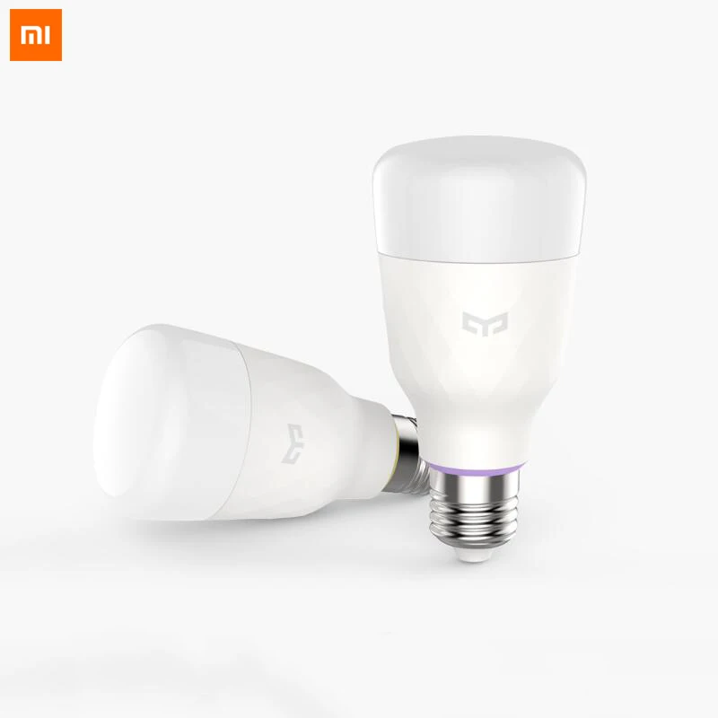 

Xiaomi Yeelight Smart LED Bulb RGB Colorful E27 10W 800 Lumens Smart Lamp Mi Light Xiaomi Mijia Smart Phone WiFi Remote Control