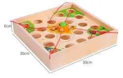 Творческий тянуть мяч настольная игра 0,9 детей деревянный лабиринт детский сад раннее образование интеллектуальная прочность
