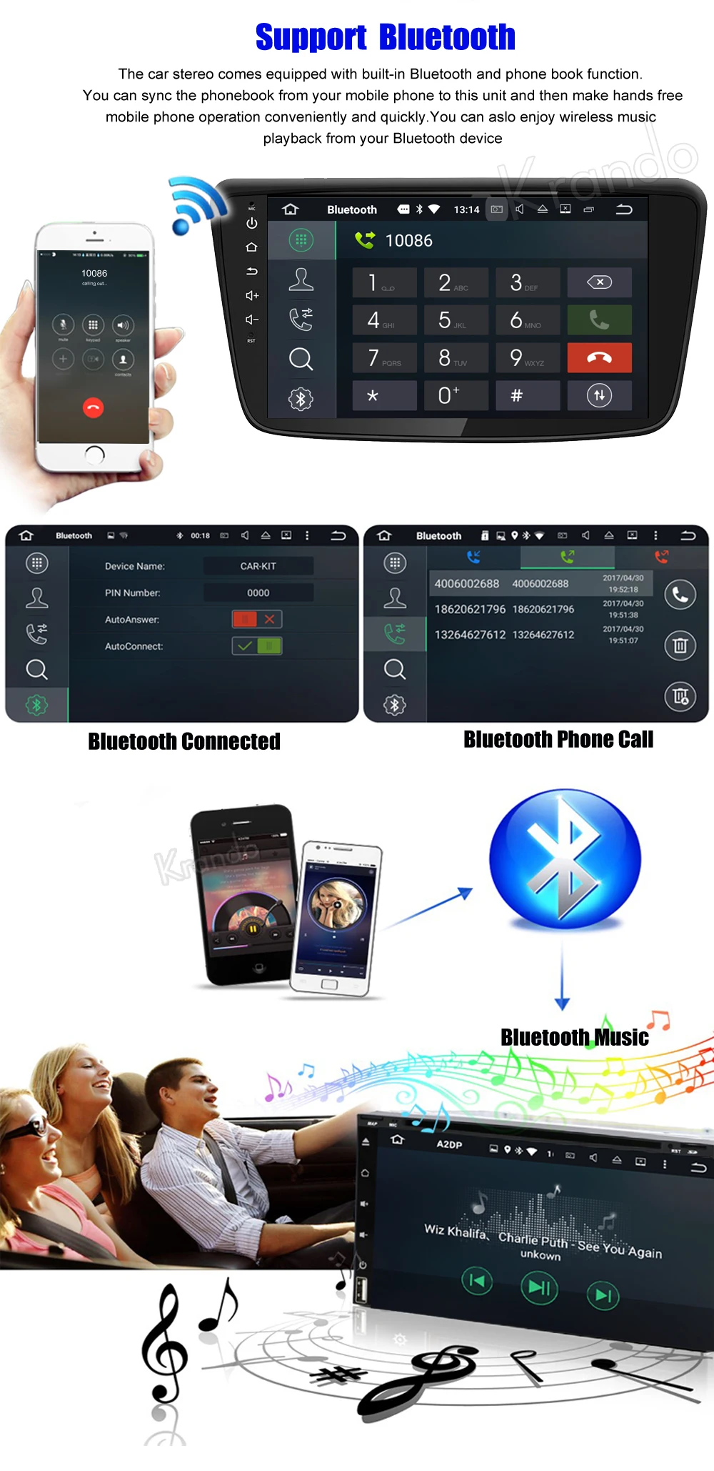Flash Deal Krando 7" Android 7.1 car navigation multimedia system for Suzuki Baleno 2015+ audio radio gps dvd player WIFI 3G DAB+ 3