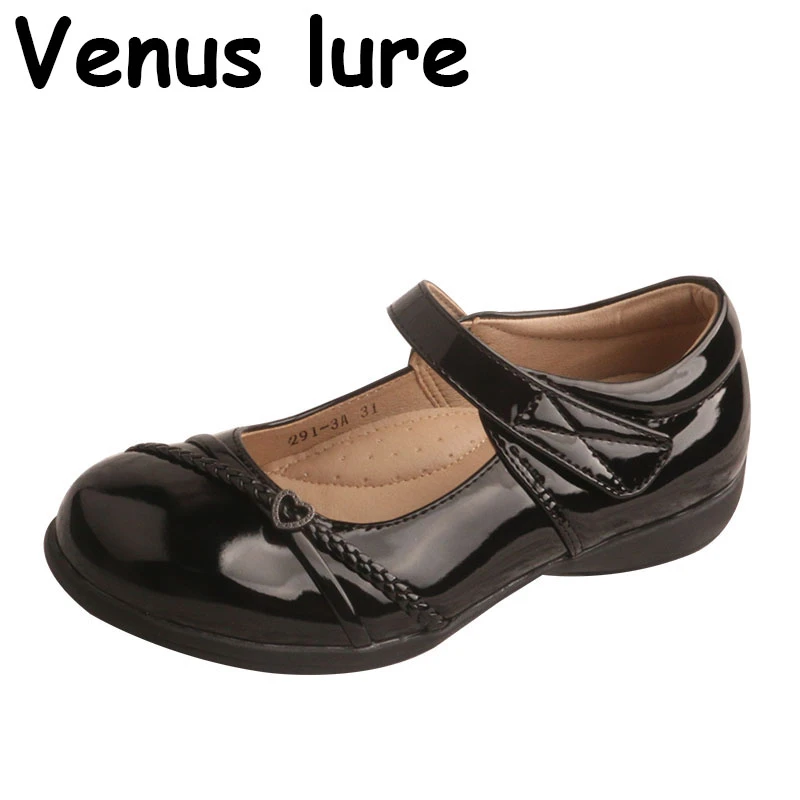 Zapatos para niñas, calzado informal de cuero de princesa para estudiantes, otoño y primavera|Zapatos de cuero| - AliExpress