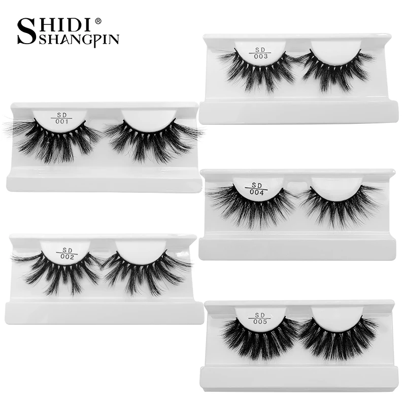 

SHIDISHANGPIN 25mm lashes mink eyelashes thick fake 3d mink lashes winged false eyelashes 25mm makeup maquillaje faux cils