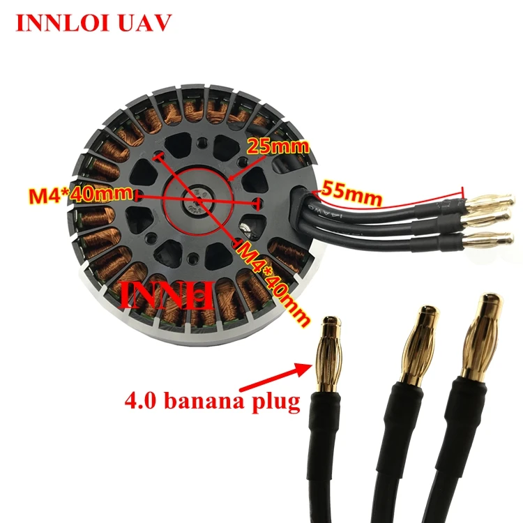 DIY 8318 KV120 бесщеточный мотор с внешним ротором для многовинтового
