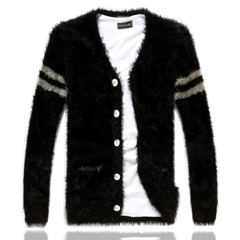 

2019 New Winter Men Fashion Boutique Casual Cardigan Sweater Male Knitwear Jackets Men's Comfortable Warm Business Sweater Coats