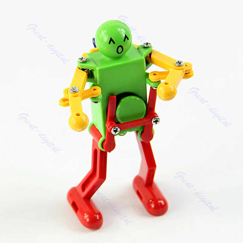 1pc New Funny Clockwork Spring Wind Up Dancing Robot F Children Kids Toy Gift 