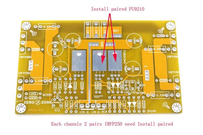 2 шт. класс A PASS A3 одноконцевая Аудио Усилитель мощности доска DIY Kit 30 Вт+ 30 Вт finshed доска