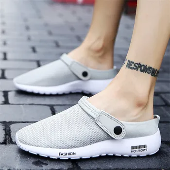 

QIYHONG Fashion Men Sandals 2018 Summer Men Beach Hollow Breathable Sandals Causal Shoes Male Water Slippers Sapatos Hembre