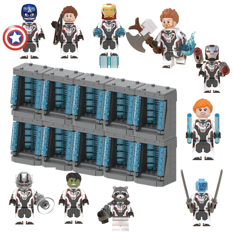 

Marvel Avengers Super heroes Iron Man Hall of Armor Gnaku Model Building Blocks Toys For children Gifts Compatible With Legoings