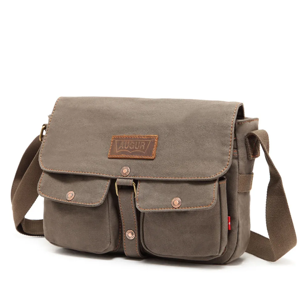 

Fashion Vintage Leisure Canvas Men Shoulder Bags High Quality Messenger Bags Travel School Men Bolsa