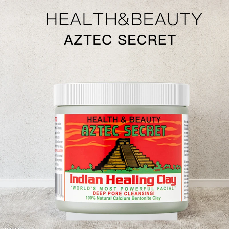 Aztec Secret индийская глиняная маска порошок кальциевая бентонитовая глина глубокое очищение красота маска для лица 1 фунт