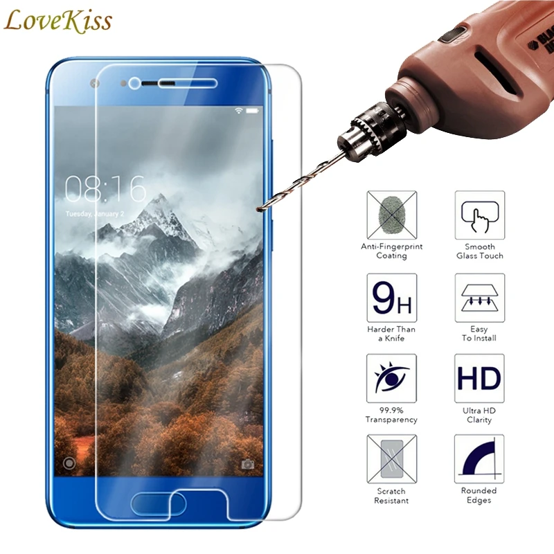 

9H Premium Tempered Glass For Huawei Honor 9 Screen Protector STF-AL10 Protective Film For Huawei Honor 9 STF-L09 Honor9 Cover