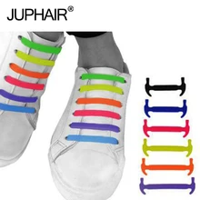 JUP 16 Pcs/Set New No Tie Silicone Shoe Laces Creative Shoelaces For Unisex Women Running Elastic Silicone Shoe Lace All Sneaker