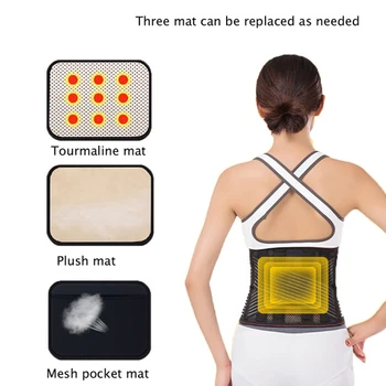 

Orthopedic Lumber Corset Back Support Belt Women Men Back Brace Belt Fajas Lumber Orthopedics Spine Support Belt Large Size XXL