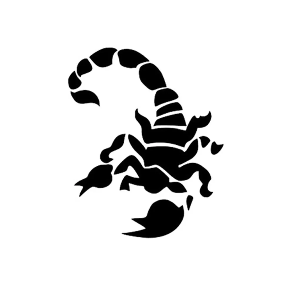 15.2CM18.7CM Scorpion Lovely Thriller Decal Vinyl Car Sticker Cartoon Sticker On Car For Ford Audi BMW Toyota VW (1)