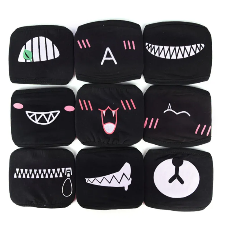 

1Pcs Face Mouth Mask Unisex Random Style Camouflage Mouth-muffle Unisex Respirator Stop Air Pollution Cartoon Lovely Cotton Mask