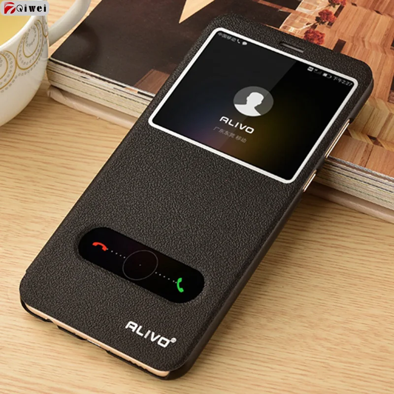 

For Huawei Honor 7C Case 5.7 View Window Flip Leather Phone Case For Huawei Honor 7 C Case Coque AUM-L41 Honor7C Cover Funda