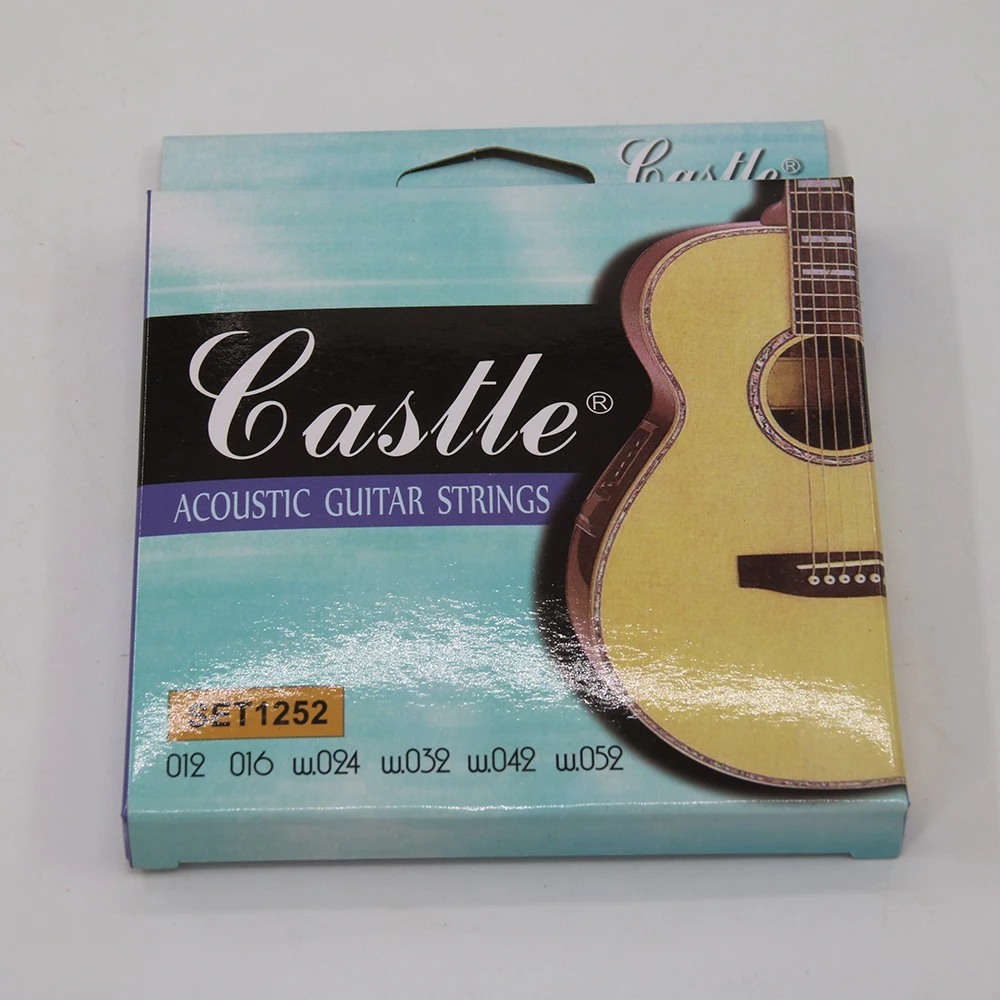1 Set Acoustic Guitar String Guitar Strings Set 6 string Nickel Plated Steel Core Guitar Repair