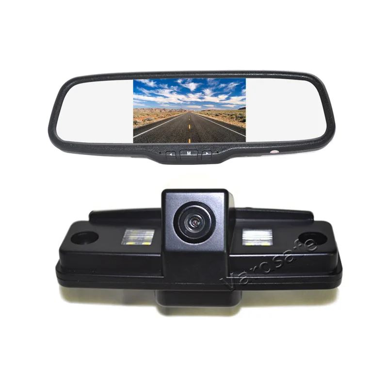 

Vardsafe VS542C | Reverse Backup Camera + 5 inch Clip-on Rear View Mirror Monitor for Subaru Forester / Outback / Impreza