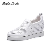 Коллекция года; сезон весна; повседневные кроссовки из натуральной кожи со смайликом; женская обувь; модная обувь с бабочкой и острым носком на плоской подошве; дышащая обувь для девочек