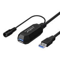 ל usb Leadzoe 33 מטרים USB Active 3.0 כבל מאריך מסוג A זכר ל כבל נתונים נקבה עבור Oculus Rift, Xbox, כונן קשיח, מקלדת ועוד (4)