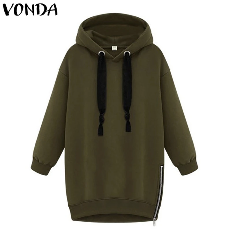 Толстовка VONDA Женская с капюшоном и длинным рукавом 5XL 2020|maternity pullover|maternity sweatshirts